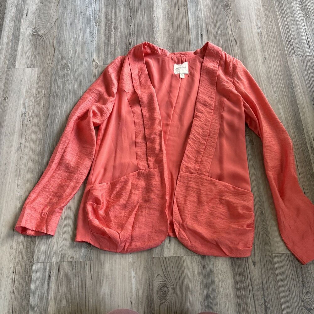 Urban Outfitters Silence And Noise Viscose Ivory Blazer Size Small
